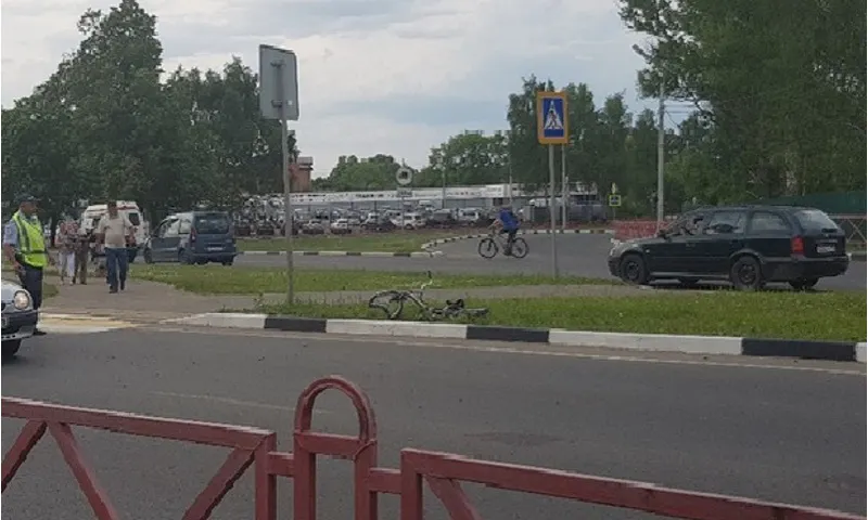 В Ярославле ребенка на велосипеде сбил «Фольксваген»
