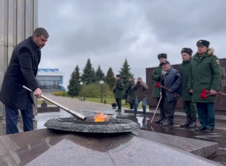 В Рыбинске вновь зажегся «Огонь Славы»