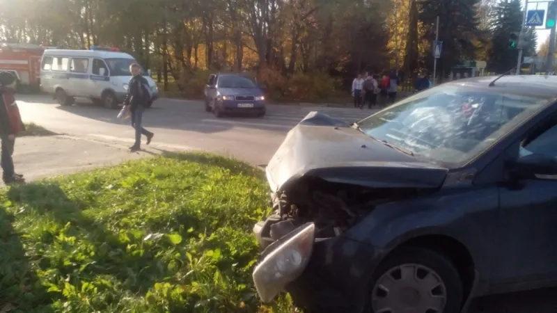 В Рыбинске столкнулись две иномарки