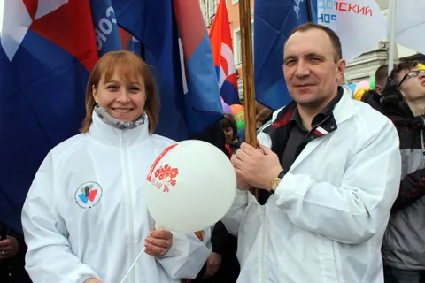 Ярославцы встретили Первомай шествием, митингом и концертом
