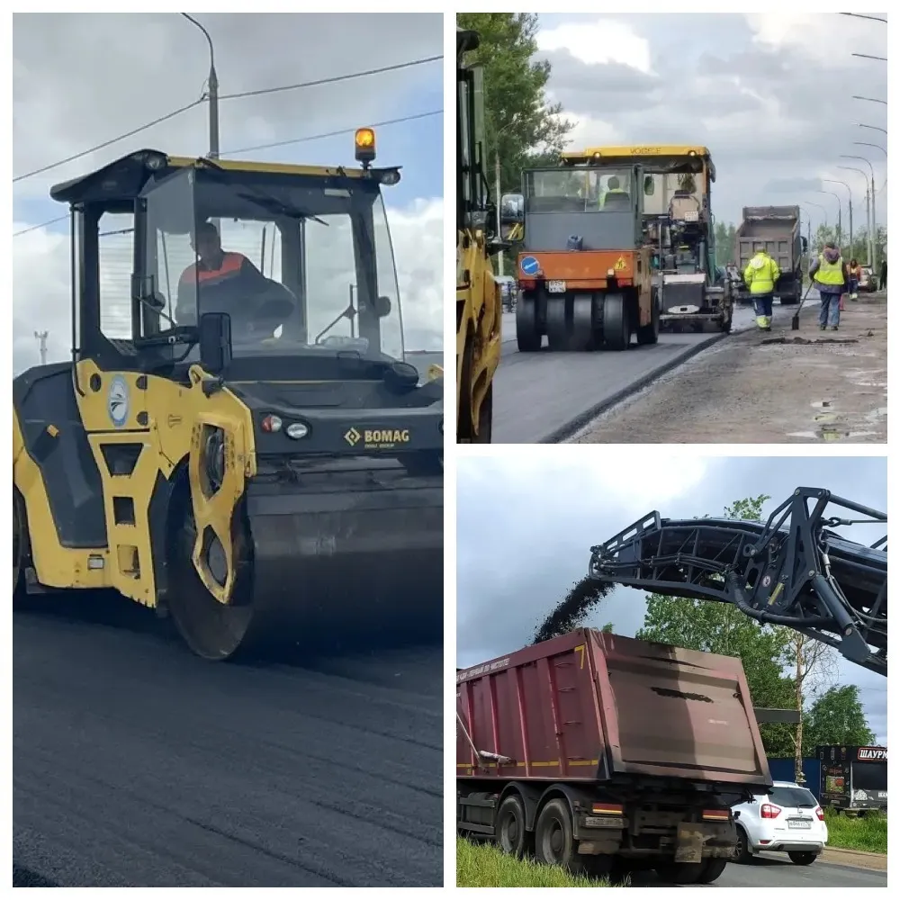 В Ярославле начали укладку нового асфальта на ЮЗОД