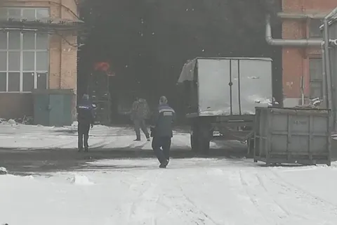 В Ярославле горит Шинный завод