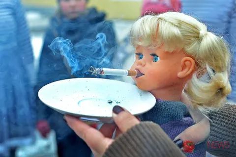 Школьники Ярославля расстреляли сигареты. Фоторепортаж