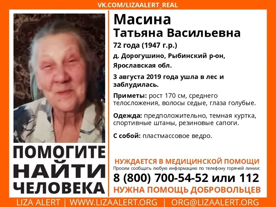 В Ярославской области ищут заблудившуюся в лесу пенсионерку