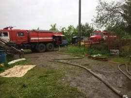Под Ярославлем сгорел частный дом