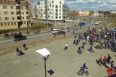 В Ярославле прошел велопробег