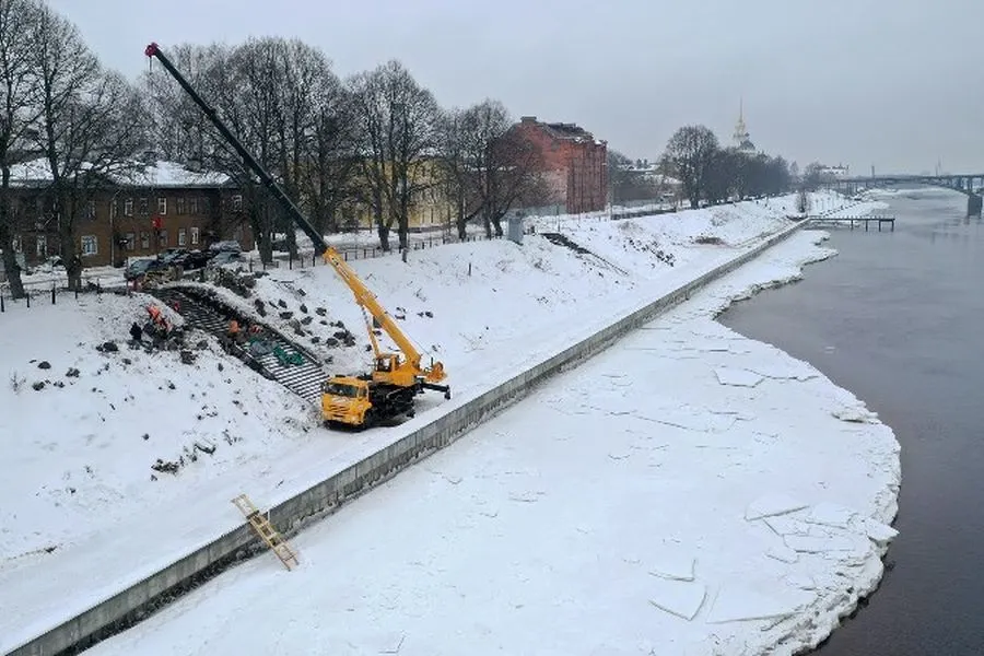 В Рыбинске укрепили очередной участок береговой линии