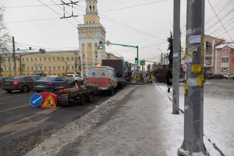 В Ярославле переделывают уклоны на улице Свободы