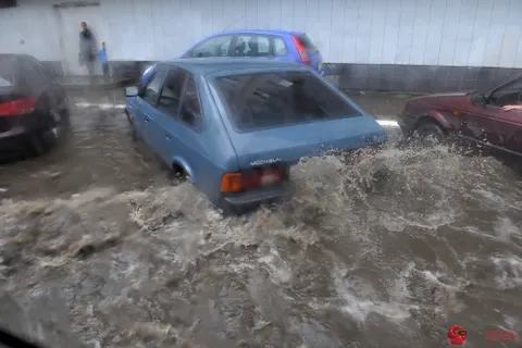 Ярославль ушел под воду. С фото