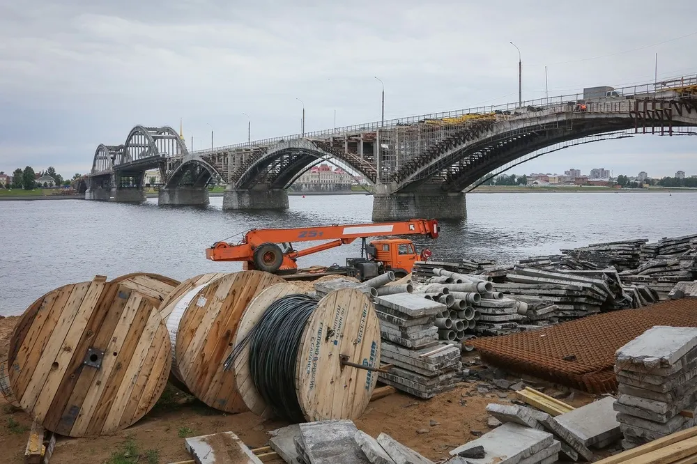 Мост через Волгу в Рыбинске ждут очередные перекрытия