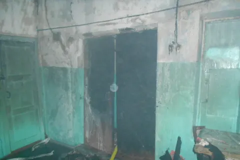 В Ярославской области горел двухэтажный дом