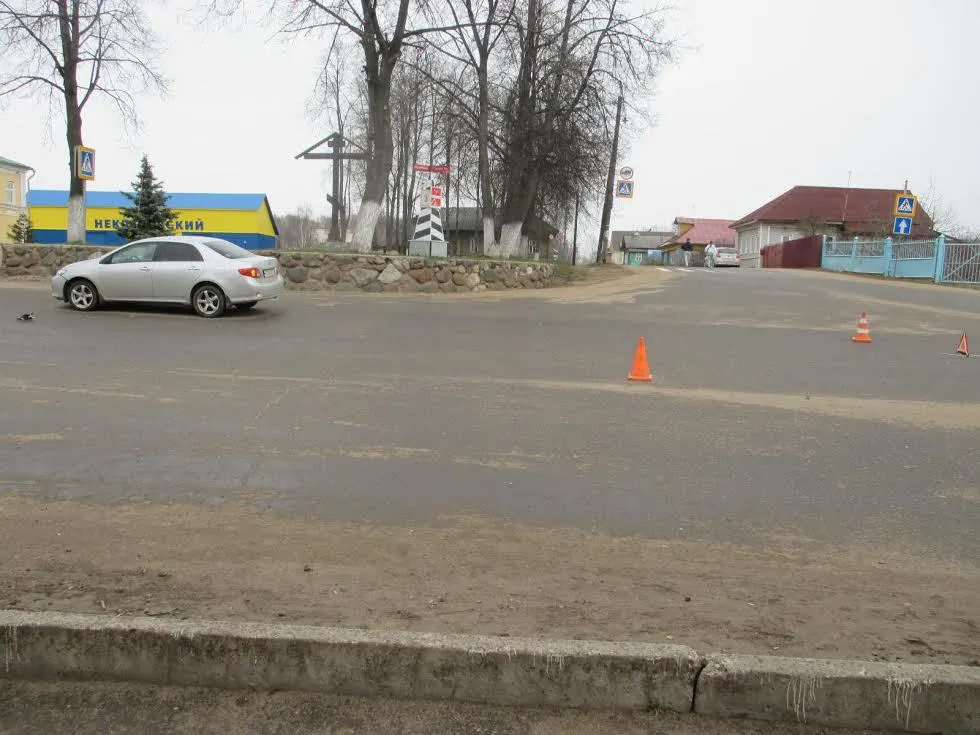 В Некрасовском районе сбит пьяный велосипедист
