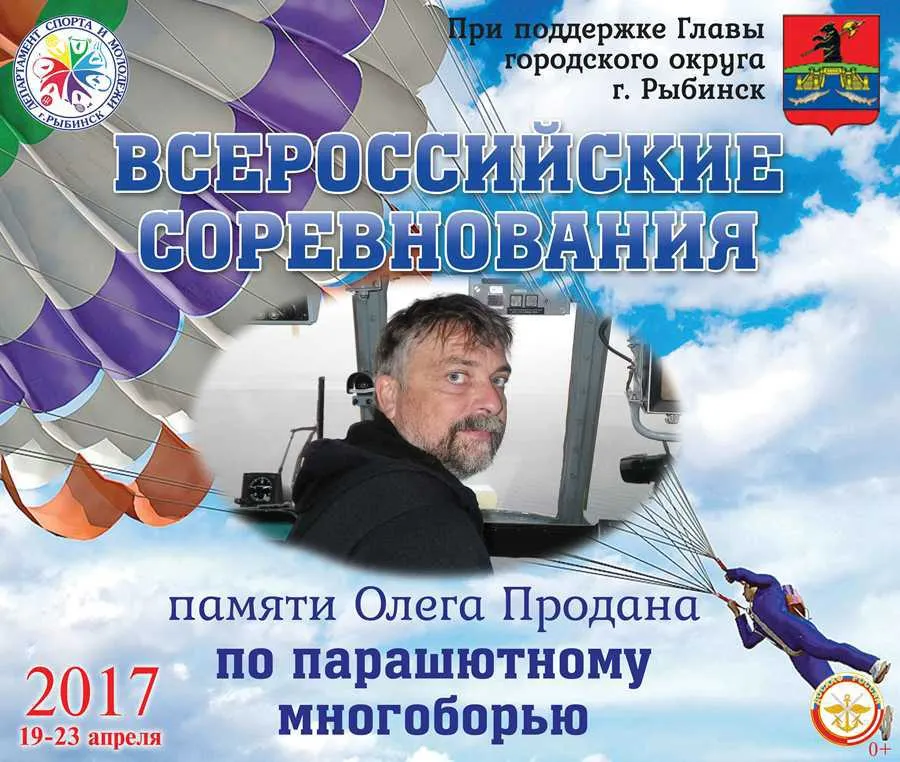 В Рыбинске пройдут Всероссийские соревнования по парашютному многоборью