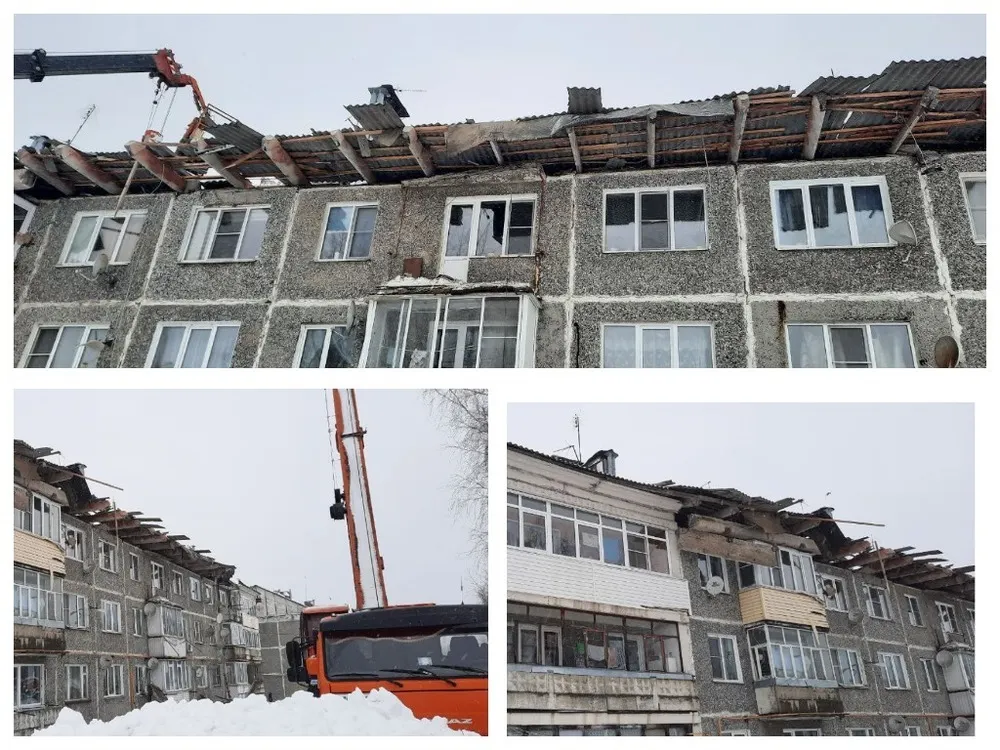 В селе под Ярославлем объявили режим ЧС после обрушения крыши 