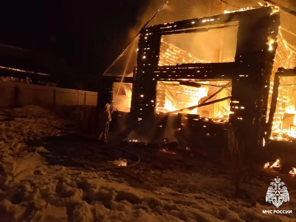 Под Переславлем сгорела двухэтажная дача