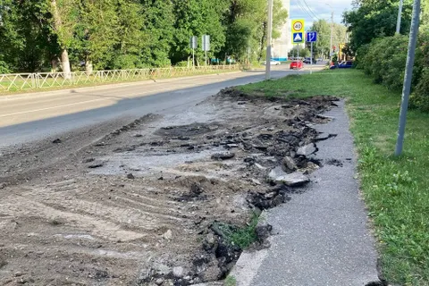 В Ярославле начался ремонт Красноборской