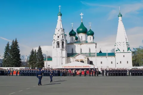 В Ярославле прошла генеральная репетиция Парада Победы