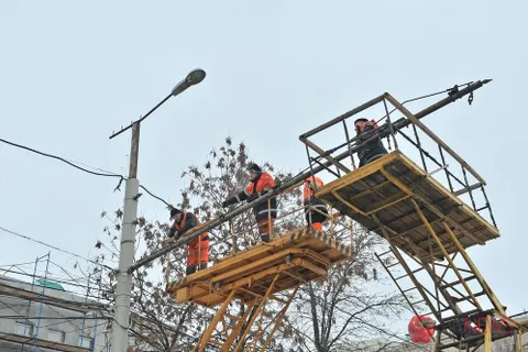 В Ярославле завершаются работы по устройству временного разворотного кольца трамвая. Фоторепортаж