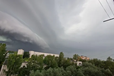 Мощный ливень погрузил ярославский райцентр во тьму
