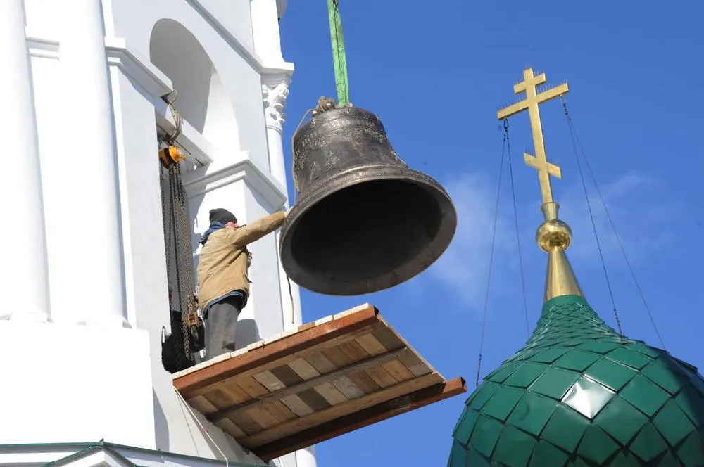В Ярославле воссоздали колокольню Кирилло-Афанасиевского монастыря