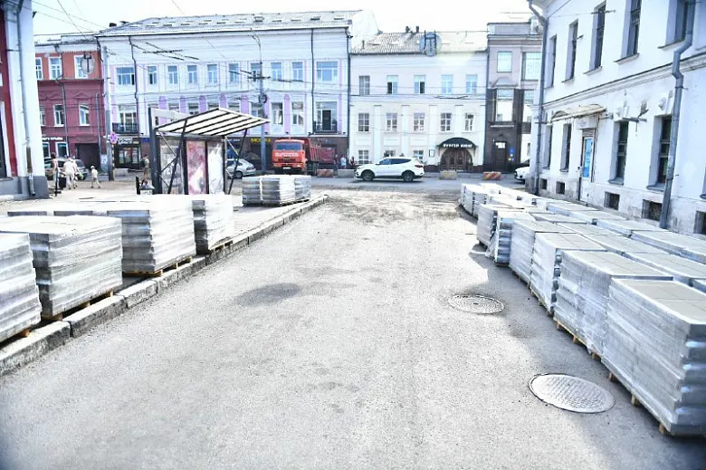 В центре Ярославля вернули остановку в Торговом переулке