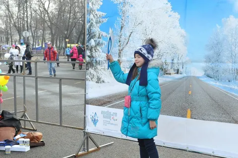 В Ярославле прошла эстафета паралимпийского огня. Фоторепортаж