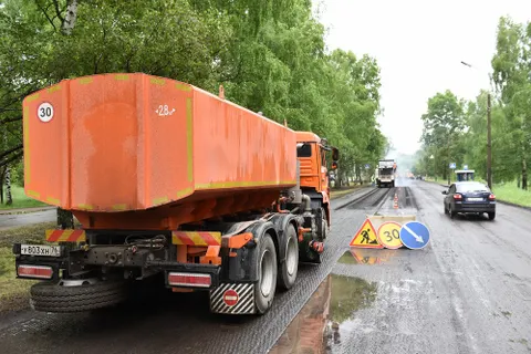 Улицу Маяковского в Ярославле ремонтируют с опережением графика