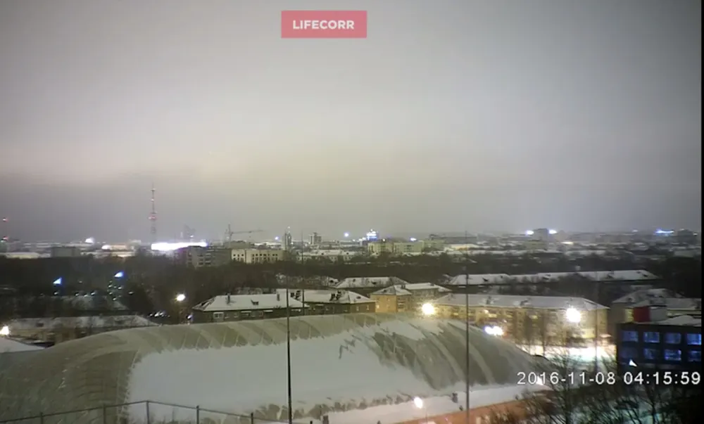 В сетях появилось видео обрушения купола в Ярославле