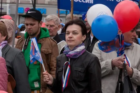 В Ярославле на первомайскую демонстрацию вышли несколько тысяч человек