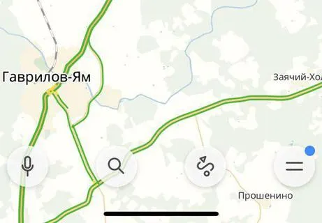 На трассе Ярославль – Гаврилов-Ям пассажирский автобус съехал в кювет