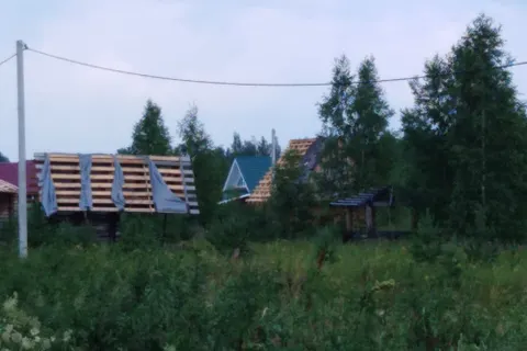 Поселок Красный Профинтерн под Ярославлем оказался в эпицентре урагана