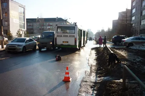 В Ярославле автобус сбил женщину