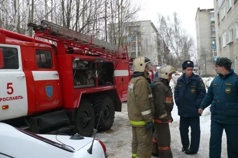 В Ярославле горела квартира 