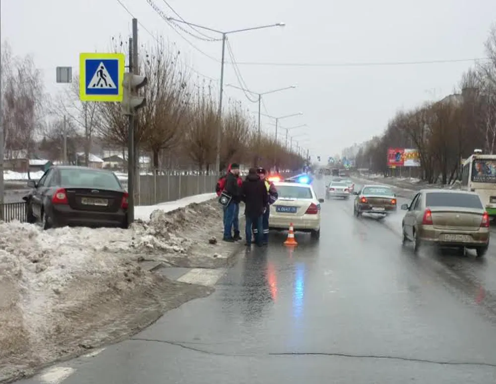 На проспекте Фрунзе в Ярославле снова сбит пешеход-нарушитель