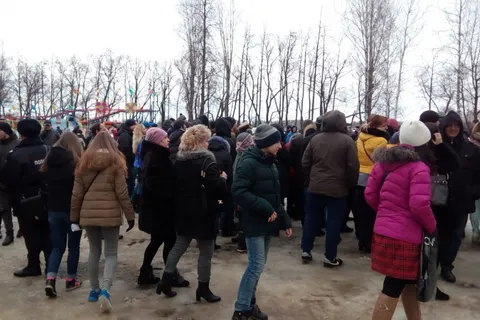 Двенадцать тысяч человек приняли участие в масленичных гуляньях в Ярославле