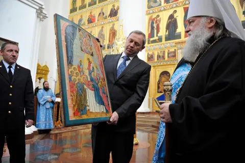 В Ярославскую область вернулась похищенная икона. Фоторепортаж