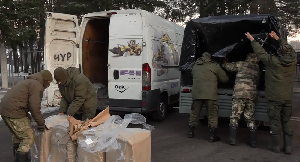 Ярославским мобилизованным доставили десять полевых печей