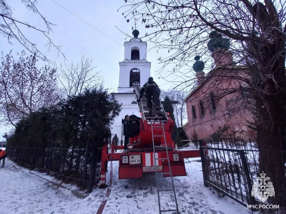 В Ярославле горел храм Вознесения Господня