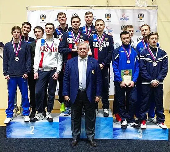Ярославские рапиристы заняли верхнюю ступеньку пьедестала почета на первенстве России