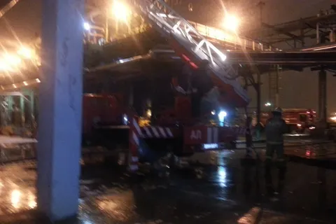 Сегодня ночью в Ярославле горел НПЗ