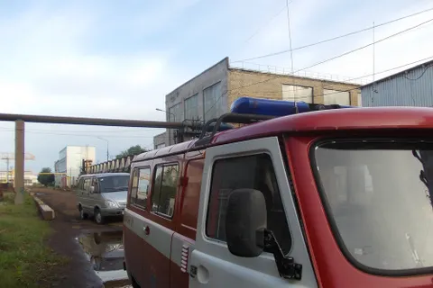 Пожар на Ярославском моторном заводе!