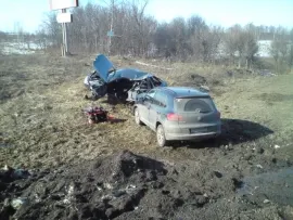  ДТП в Ярославской области: «Жигули» - всмятку, водитель – в больнице