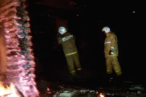 В Ярославской области сгорел дом