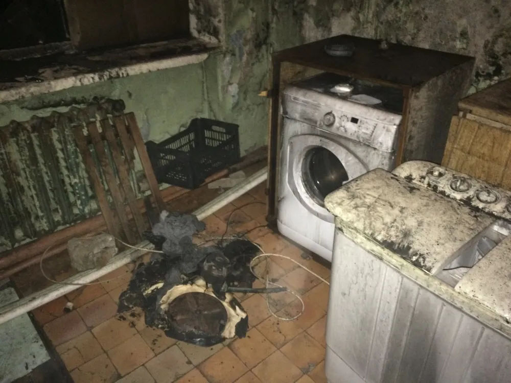 В Рыбинске горело общежитие