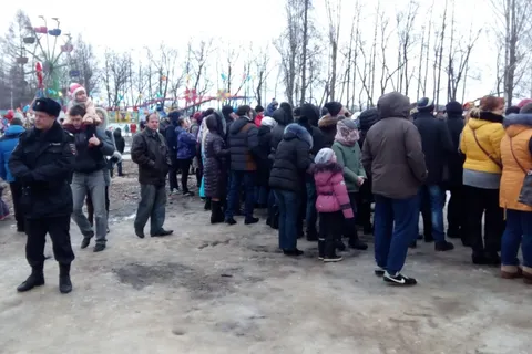 Двенадцать тысяч человек приняли участие в масленичных гуляньях в Ярославле