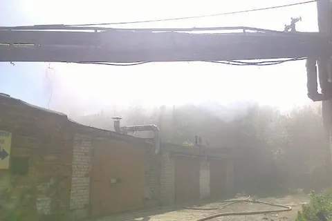 В Ярославле горел склад с пластмассовыми изделиями