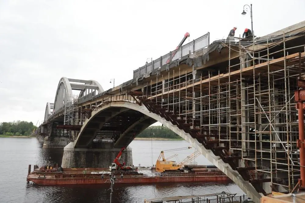Волжский мост в Рыбинске подсветят после ремонта