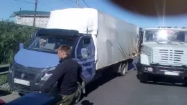 В Рыбинске столкнулись два грузовика