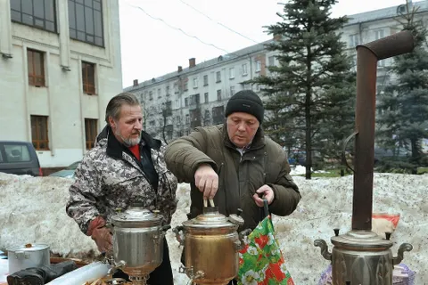 В Ярославле продолжились Рождественские гулянья. Фоторепортаж