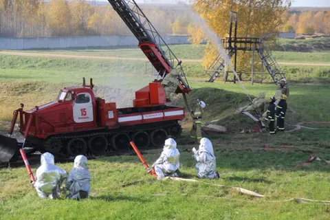 В Ярославле «тушили» нефтеперерабатывающий завод